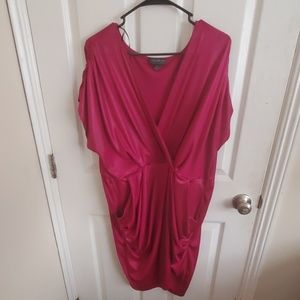 Faux wrap dress